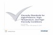Viscosity Standards for High-Pressure, High-Temperature, and High