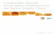Commodity Specific Food Safety Guidelines for the Melon Supply Chain