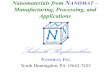 Nanomaterials â€“ Synthesis, Processing, and Applications
