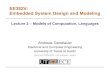 Lecture 2 - Models of Computation, Languages