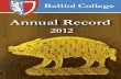 Annual Record - Welcome to Balliol | Balliol College