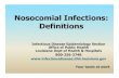 Nosocomial Infections: DfiitiDefinitions