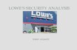 Loweâ€™s Security Analysis