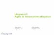 Lingoport: Agile & Internationalization