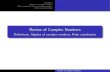 Review of Complex Numbers - Homepage | Arizona Mathematics