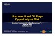 Unconventional Oil Plays Opportunity vs Risk