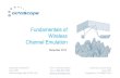 Fundamentals of Wireless Channel Emulation