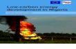 Low-carbon energy development in Nigeria