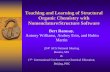 Teaching and Learning of Structural Organic Chemistry with