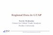 Regional Data in GTAPRegional Data in GTAP