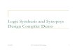 Logic Synthesis and Synopsys Design Compiler Demo