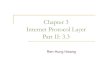 Chapter 3 Internet Protocol Layer Part II: 3