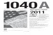 2011 Instruction 1040A - Uncle Fed's Tax*Board - The Online
