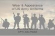 Wear & Appearance of US Army Uniforms - The Citadel, The Military
