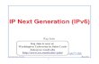 Next Generation Internet Protocol (IPv6)
