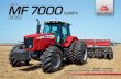 SERIE MF 7000 - Massey Ferguson · 2020. 9. 2. · 2 MF 7000 Dyna-6 Massey Ferguson lanzó la serie de tractores MF 7000 Dyna-6 con cuatro modelos - MF 7350, MF 7370, MF 7390 y MF