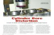 Cylinder Bore Distortion - Champion Brands · 2019. 10. 31. · entire bore in a dimensional manner. In order to obtain bore diameter readings in your shop, without the use of this
