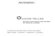 Nothing · 2014. 11. 20. · Teller, Janne, 1964– [Intet. English] Nothing / Janne Teller; translated by Martin Aitken. — 1st ed. p. cm. Danish Cultural Ministry Prize for best