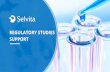 REGULATORY STUDIES SUPPORT - Selvita...validated „ready to use” method to the customer or receiving the validated method from customer’s side ... GC, potentiometric titration)