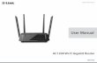 User Manual - D-Link · 2021. 1. 25. · D-Link DIR-842 User Manual 4 Section 1 - Product Overview • Ultimate Gigabit Wireless Networking - The DIR-842 provides up to 300 Mbps wireless