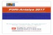 P3RI-Antalya 2017...The venue of the event, Antalya, is renowned as the tourism center of Turkey, and the Ramada Plaza Antalya downtown hotel is a luxurious and comfortable hotel where