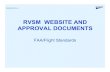RVSM WEBSITE AND APPROVAL DOCUMENTS - ICAO · 2013. 9. 25. · 5 RVSM Documentation Web Page Documents Applicable to All RVSM Approvals • RVSM Approval Checklist - US Operators
