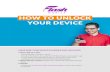 MOBILE HOW TO UNLOCK YOUR DEVICET-Mobile can only unlock devices sold by T-Mobile. • Individual, business, and government accounts must be in good standing. • If the T-Mobile account