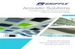 Acoustic Solutions - GrippleAcoustic Solutions Complete suspension systems for acoustic baffles and suspended ceilings. End Fixings Page 14 Accessories Page 15 End Fixings Page 14