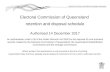 Electoral Commission of Queensland Retention and Disposal ... · Web viewElectoral Commission of Queensland retention and disposal schedule. Authorised 14 December 2017. An authorisation