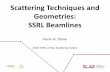 Scattering Techniques and Geometries: SSRL Beamlines...Grazing incidence geometry is typically used Increases volume of sample illuminated → Increases scattering signal • Large
