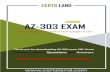 Microsoft AZ-303 EXAM - CertsLand · 2020. 12. 21. · Designate a new user named Admin1 as the service administrator of the Azure subscription. Ensure that a new user named User3