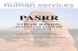 PASRR System Manual for Evaluators 2016 - Utahdsamh.utah.gov/pdf/pasrr/PASRR_System_Manual_for_Evaluators.pdf · PASRR SYSTEM MANUAL .....22 UNDERSTANDING THE PASRR PROGRAM MANUAL