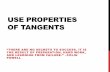 USE PROPERTIES OF TANGENTS - Weeblywestfieldgeometry.weebly.com/uploads/1/0/8/8/10880238/... · 2018. 10. 11. · TANGENTS A common tangent is a tangent line, ray or segment that