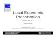 Local Economic Presentation