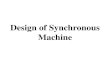 Design of Synchronous Machine