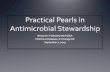 Practical Pearls in Antimicrobial Stewardship