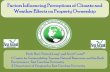 Factors Influencing Perceptions of Climate and Weather ...