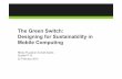 The Green Switch: Designing for Sustainability in Mobile ...