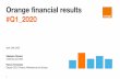 Orange financial results #Q1 2020