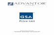 Price List - GSA Advantage