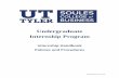 Undergraduate Internship Program