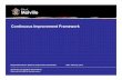 Continuous Improvement Framework - Reform Toolkit