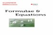 Formulae & Equations - RMIT