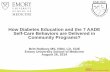 How Diabetes Education and the 7 AADE Self-Care Behaviors ...