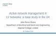 Active network management in low-voltage networks