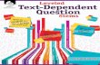 Leveled Text-Dependent Question Stems