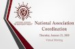 National Association Coordination - NARUC