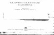 Claudiano, Carmina minora, 27,1-44; 29; 33-39; 51 (ed. J.B ...