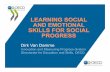 LEARNING SOCIAL AND EMOTIONAL SKILLS FOR SOCIAL …