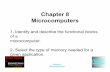 Chapter 8 Microcomputers